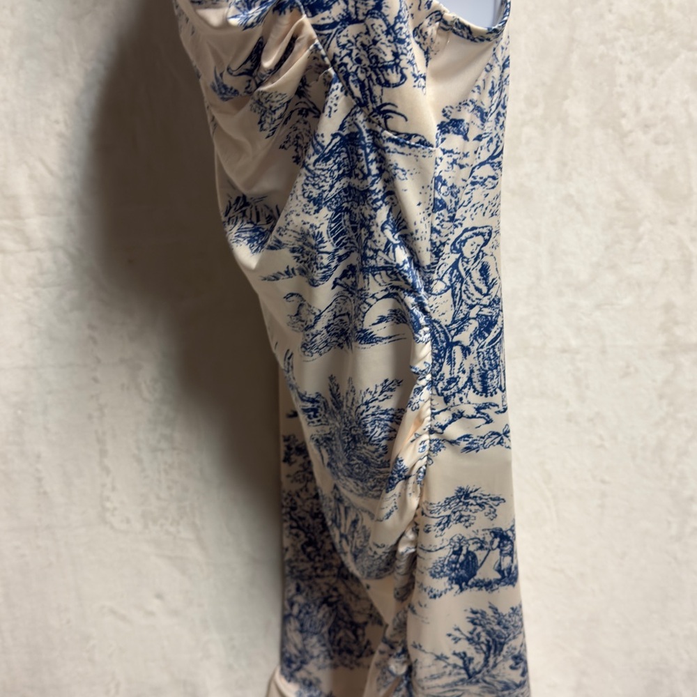TOILE DE JOUY RUCHED SPLIT MAXI - Picture 10 of 10